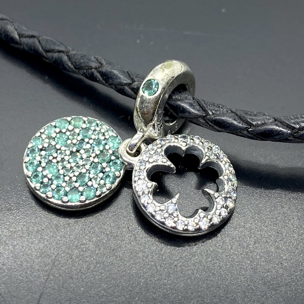 Authentic Pandora cloverleaf charm